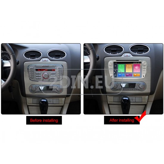 FORD - МУЛТИМЕДИЯ / Навигация android 16 DVD CPU:8-Core, RAM:4Gb светлосива + DSP + CARPLAY + SIM
